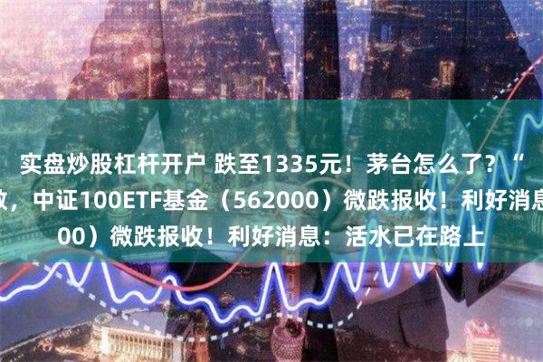实盘炒股杠杆开户 跌至1335元！茅台怎么了？“中字头”力挺指数，中证100ETF基金（562000）微跌报收！利好消息：活水已在路上