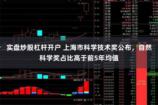 实盘炒股杠杆开户 上海市科学技术奖公布，自然科学奖占比高于前5年均值